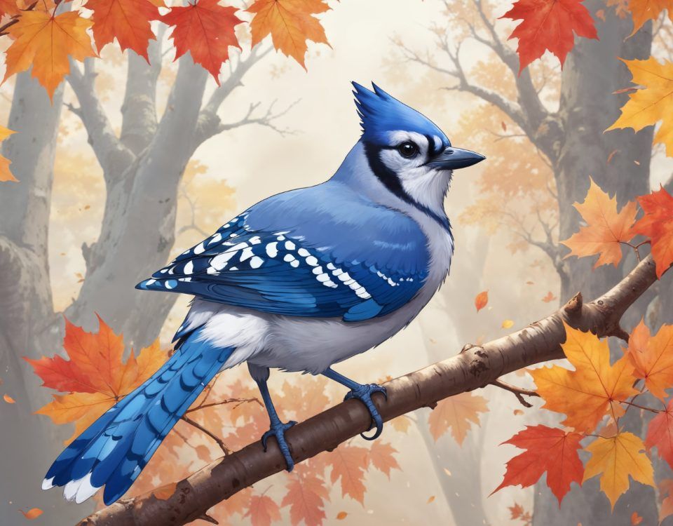 Pictură cu numere cu pasăre, tablou finalizat.